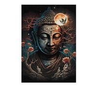 Puzzles for Adults 38x26cm/1000pcs Puzzles Enlightened Presence Zen Adult Puzzles Brain Teaser Game Birthday Present Unique Birthday And Gifts 38x26cm/1000pcs