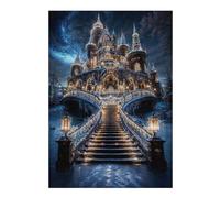 Puzzles for Adults 38x26cm/1000pcs Puzzles Winter Castle Lights Jigsaw for Adults Relaxing Games Presents for Women Stress Reduction Gifts 38x26cm/1000pcs