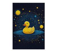 Puzzles for Adults 38x26cm/1000pcs Space Duck Goose Jigsaws for Adults Brain Teaser Game Difficult Hard Challenging Game Gifts 38x26cm/1000pcs