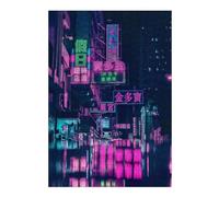 Puzzles for Adults 38x26cm/1000pcs Tokyo Street Jigsaws for Adults Brain Teaser Game Difficult Hard Challenging Game Gifts 38x26cm/1000pcs