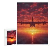 Puzzles for Adults 500 PCS Airplane at Sky Background Jigsaws for Adults Relaxing Games Enhance Memory Unique Birthday And Xmas Gifts 500 PCS