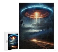 Puzzles for Adults 500 PCS Alien Invasion Jigsaw for Adults Relaxing Games Analysis And Logic Unique Birthday And Xmas Gifts 500 PCS