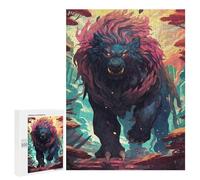 Puzzles for Adults 500 PCS Behemoth's Rise A Mythical Beast Unleashed Puzzles for Adults Hands-on Game But Fun And Humorous Christmas Birthday Gifts 500 PCS