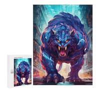 Puzzles for Adults 500 PCS City Monster Unleashed Puzzle for Adults Family Games Hand Speed Race Unique Birthday And Xmas Gifts 500 PCS
