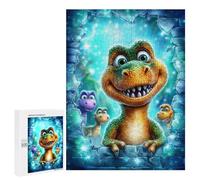 Puzzles for Adults 500 PCS Colorful Dinosaur Friends Puzzles for Teenagers Staycation Kill Time Help The Brain Exercise Unique Birthday And Xmas Gifts 500 PCS