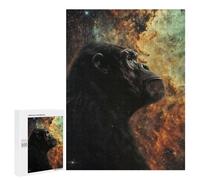 Puzzles for Adults 500 PCS Cosmic Nebula Chimpanzee Jigsaw for Adults Relaxing Games Analysis And Logic Unique Birthday And Xmas Gifts 500 PCS
