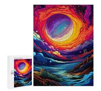 Puzzles for Adults 500 PCS Cosmic Whirlpool-4 Puzzles for Adults Family Games Stress Reliever Unique Birthday And Xmas Gifts 500 PCS