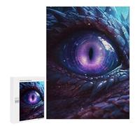Puzzles for Adults 500 PCS Dragon's Gaze Mystic Eye Artwork Jigsaw for Adults Relaxing Games Analysis And Logic Unique Birthday And Xmas Gifts 500 PCS