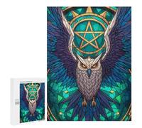 Puzzles for Adults 500 PCS Enchanted Owl Jigsaw for Adults Relaxing Games Analysis And Logic Unique Birthday And Xmas Gifts 500 PCS