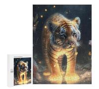 Puzzles for Adults 500 PCS Enchanted Tiger in Twilight Puzzles for Adults Hands-on Game But Fun And Humorous Christmas Birthday Gifts 500 PCS