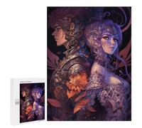 Puzzles for Adults 500 PCS Fantasy Armored Couple Puzzles for Adults Hands-on Game But Fun And Humorous Christmas Birthday Gifts 500 PCS