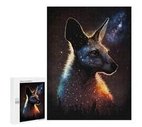 Puzzles for Adults 500 PCS Galactic Kangaroo Profile Jigsaw for Teenagerss Pattern Assembly Parent-child Interaction Beautiful Design Game 500 PCS