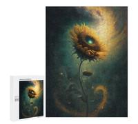 Puzzles for Adults 500 PCS Galactic Sunflower Puzzles for Adults Hands-on Game But Fun And Humorous Christmas Birthday Gifts 500 PCS