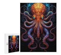 Puzzles for Adults 500 PCS Giant Octopus Art Print Puzzles for Teenagers Staycation Kill Time Help The Brain Exercise Unique Birthday And Xmas Gifts 500 PCS
