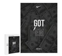 Puzzles for Adults 500 PCS Got Em Money Jigsaw Puzzles for Teenagerss Stress Reliever Educational Challenge Christmas Birthday Gifts 500 PCS