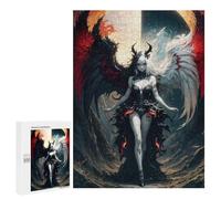 Puzzles for Adults 500 PCS Gothic Angel And Devil Jigsaw Puzzles for Teenagerss Stress Reliever Educational Challenge Christmas Birthday Gifts 500 PCS