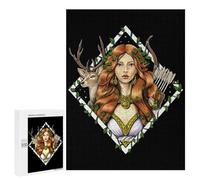 Puzzles for Adults 500 PCS Gr oddess Artemis Jigsaws for Adults Relaxing Games Enhance Memory Unique Birthday And Xmas Gifts 500 PCS