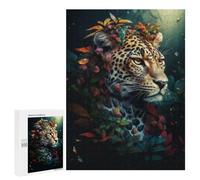 Puzzles for Adults 500 PCS Jaguar in The Enchanted Forest Puzzles for Adults Hands-on Game But Fun And Humorous Christmas Birthday Gifts 500 PCS