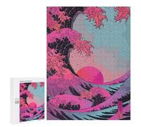 Puzzles for Adults 500 PCS Japan Wave Jigsaws for Adults Relaxing Games Enhance Memory Unique Birthday And Xmas Gifts 500 PCS