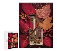 Puzzles for Adults 500 PCS Leafy Circuitry Reverie Jigsaw for Teenagerss Pattern Assembly Parent-child Interaction Beautiful Design Game 500 PCS