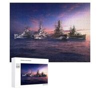 Puzzles for Adults 500 PCS Leyte Gulf Jigsaw for Adults Relaxing Games Presents for Women Challenging Game Gifts 500 PCS