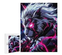 Puzzles for Adults 500 PCS Lion Warrior Digital Art Animal Jigsaw for Teenagerss Pattern Assembly Parent-child Interaction Beautiful Design Game 500 PCS