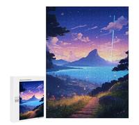 Puzzles for Adults 500 PCS Magical Night Pathway -1 Puzzle For Teenagers Improve Memory Challenging To Complete Challenging Family Fun Game 500 PCS