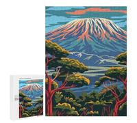 Puzzles for Adults 500 PCS Mount Kilimanjaro Landscape Jigsaws for Adults Relaxing Games Enhance Memory Unique Birthday And Xmas Gifts 500 PCS
