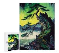 Puzzles for Adults 500 PCS Mountain Pine Serenity Puzzles for Adults Hands-on Game But Fun And Humorous Christmas Birthday Gifts 500 PCS