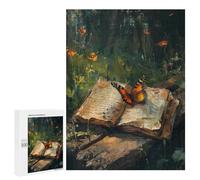 Puzzles for Adults 500 PCS Nature's Whisper A Butterfly's Journey Jigsaws for Adults Puzzle Difficult Challenge Help The Brain Exercise Unique Challenge Game 500 PCS