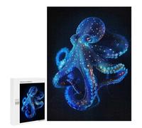 Puzzles for Adults 500 PCS Neon Octopus Jigsaws for Adults Relaxing Games Enhance Memory Unique Birthday And Xmas Gifts 500 PCS
