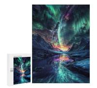 Puzzles for Adults 500 PCS Nordic Aurora Borealis Jigsaw for Adults Relaxing Games Analysis And Logic Unique Birthday And Xmas Gifts 500 PCS