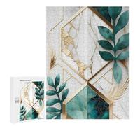 Puzzles for Adults 500 PCS Puzzles Abstract Botanic Polygons Puzzles for Adults Toy Wall Decor Difficult Hard Help The Brain Exercise 500 PCS