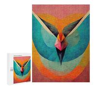Puzzles for Adults 500 PCS Puzzles Abstract Hummingbird Puzzles for Adults Toy Wall Decor Difficult Hard Help The Brain Exercise 500 PCS