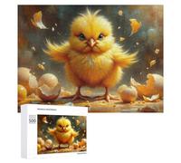 Puzzles for Adults 500 PCS Puzzles Adorable Chick Hatching Jigsaws for Adults Family Games But Fun And Humorous for Birthday, Chrismas 500 PCS