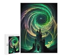 Puzzles for Adults 500 PCS Puzzles Ancient Cosmos Castle Adult Jigsaw Anti-Stress Toys Analysis And Logic Unique Birthday And Gifts 500 PCS