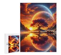 Puzzles for Adults 500 PCS Puzzles Astral Sunset Dreamscape Adult Jigsaw Anti-Stress Toys Analysis And Logic Unique Birthday And Gifts 500 PCS