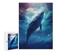 Puzzles for Adults 500 PCS Puzzles Astral Whale Puzzles for Adults Toy Wall Decor Difficult Hard Help The Brain Exercise 500 PCS