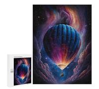 Puzzles for Adults 500 PCS Puzzles Cosmic Hot Air Balloon Ride Puzzles for Adults Brain Teaser Game Perfect Decoration Deal As Gifts for The Whole Family 500 PCS