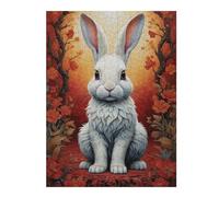 Puzzles for Adults 500 PCS Puzzles Curious Rabbit Adult Jigsaw Puzzle Toy Wall Decor Hand Speed Race Deal As Gifts for The Whole Family 500 PCS
