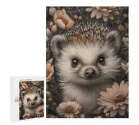 Puzzles for Adults 500 PCS Puzzles Cute Whimsical Hedgehog Adult Jigsaw Anti-Stress Toys Analysis And Logic Unique Birthday And Gifts 500 PCS