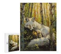 Puzzles for Adults 500 PCS Puzzles Fox Fairy Tale Magic Puzzles for Adults Family Game Presents for Women for Birthday, Chrismas 500 PCS