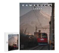 Puzzles for Adults 500 PCS Puzzles Fuji Train Adult Jigsaw Anti-Stress Toys Analysis And Logic Unique Birthday And Gifts 500 PCS