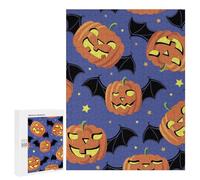 Puzzles for Adults 500 PCS Puzzles Funny Halloween Pumpkin Wi Puzzles for Adults Toy Wall Decor Difficult Hard Help The Brain Exercise 500 PCS