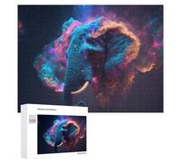 Puzzles for Adults 500 PCS Puzzles Galactic Elephant Majesty -2 Jigsaws for Adults Family Games But Fun And Humorous for Birthday, Chrismas 500 PCS