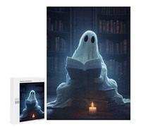 Puzzles for Adults 500 PCS Puzzles Ghost in The Library Puzzles for Adults Toy Wall Decor Difficult Hard Help The Brain Exercise 500 PCS