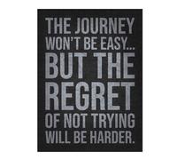Puzzles for Adults 500 PCS Puzzles Hard Journey Vs Regret - Success Motivational Jigsaws for Adults Anti-Stress Toys Wall Art Deal As Gifts for The Whole Family 500 PCS