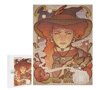 Puzzles for Adults 500 PCS Puzzles HERB WITCH Puzzles for Adults Toy Wall Decor Difficult Hard Help The Brain Exercise 500 PCS