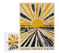 Puzzles for Adults 500 PCS Puzzles Home Sweet Home Landscape Art Puzzles for Adults Brain Teaser Game Perfect Decoration Deal As Gifts for The Whole Family 500 PCS