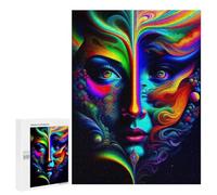 Puzzles for Adults 500 PCS Puzzles Lady Surreal 10 Puzzles for Adults Toy Wall Decor Difficult Hard Help The Brain Exercise 500 PCS